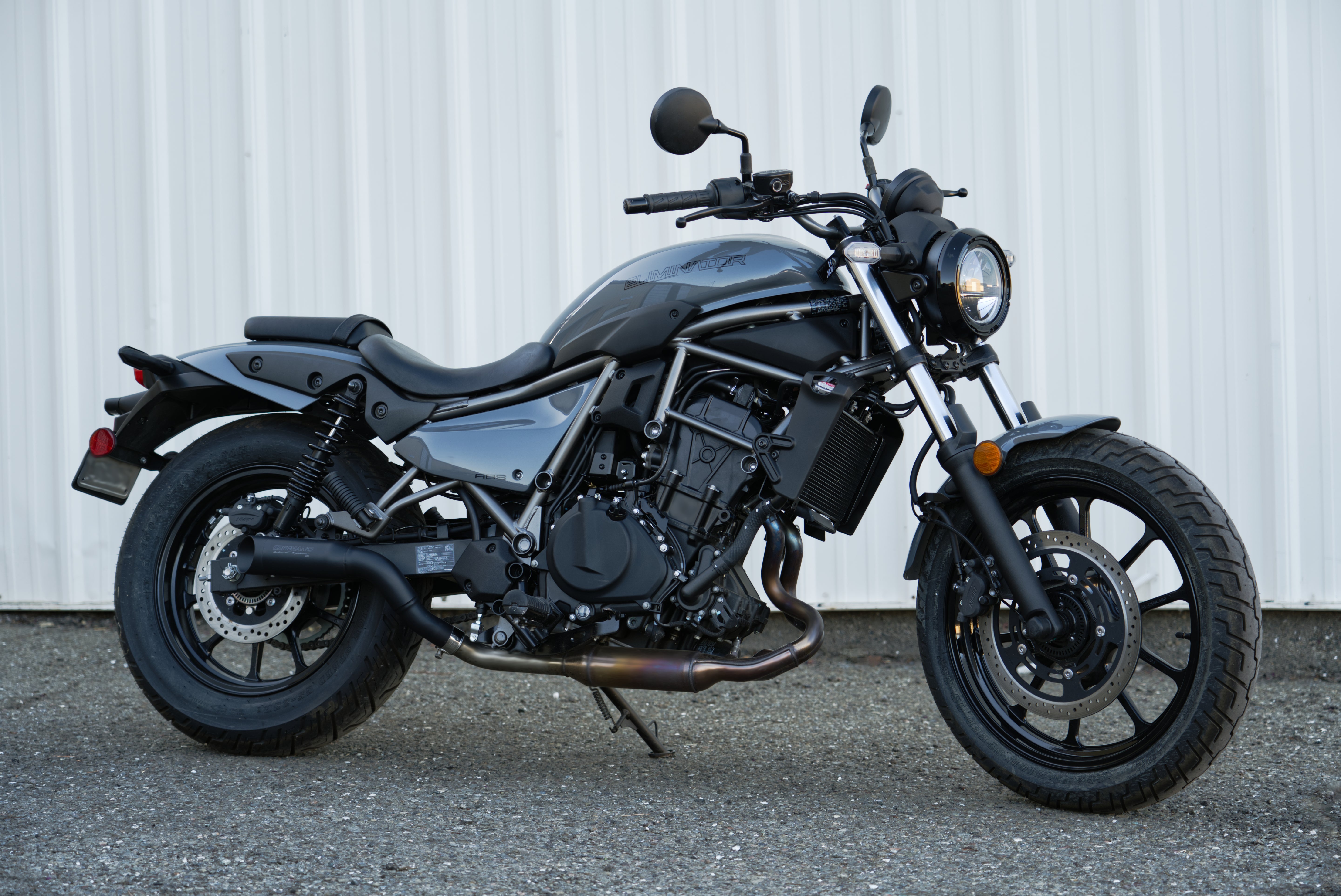 Kawasaki Eliminator 500 THUNDER exhaust USA made stainless steel