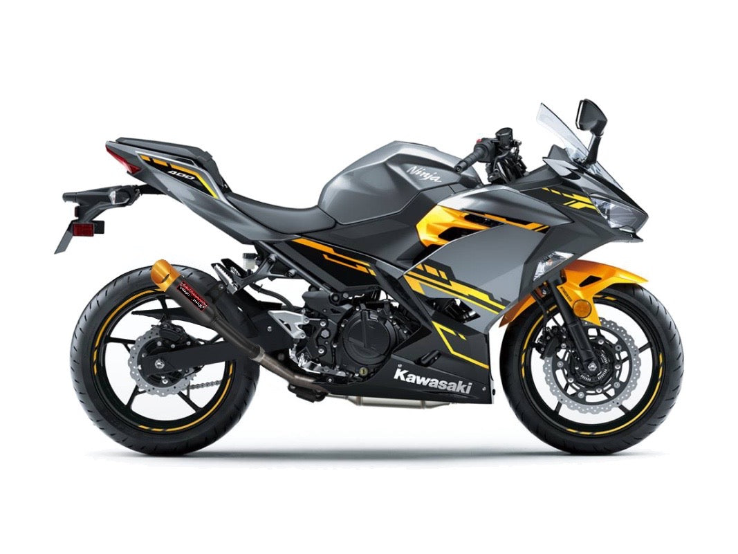 Coffman's Slip-On Exhaust for Kawasaki Ninja 500 Z500 ABS SE EX (2024-2026)