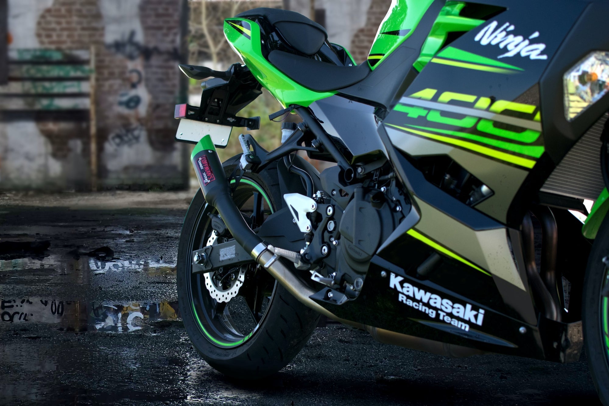 Coffman's Slip-On Exhaust for Kawasaki Ninja 500 Z500 ABS SE EX (2024-2026)