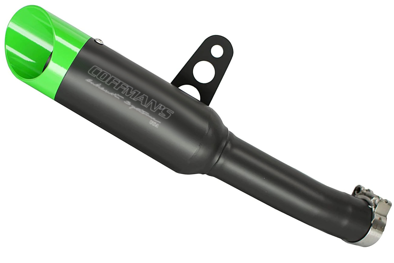 Ninja 500 Z500 exhaust green black tip
