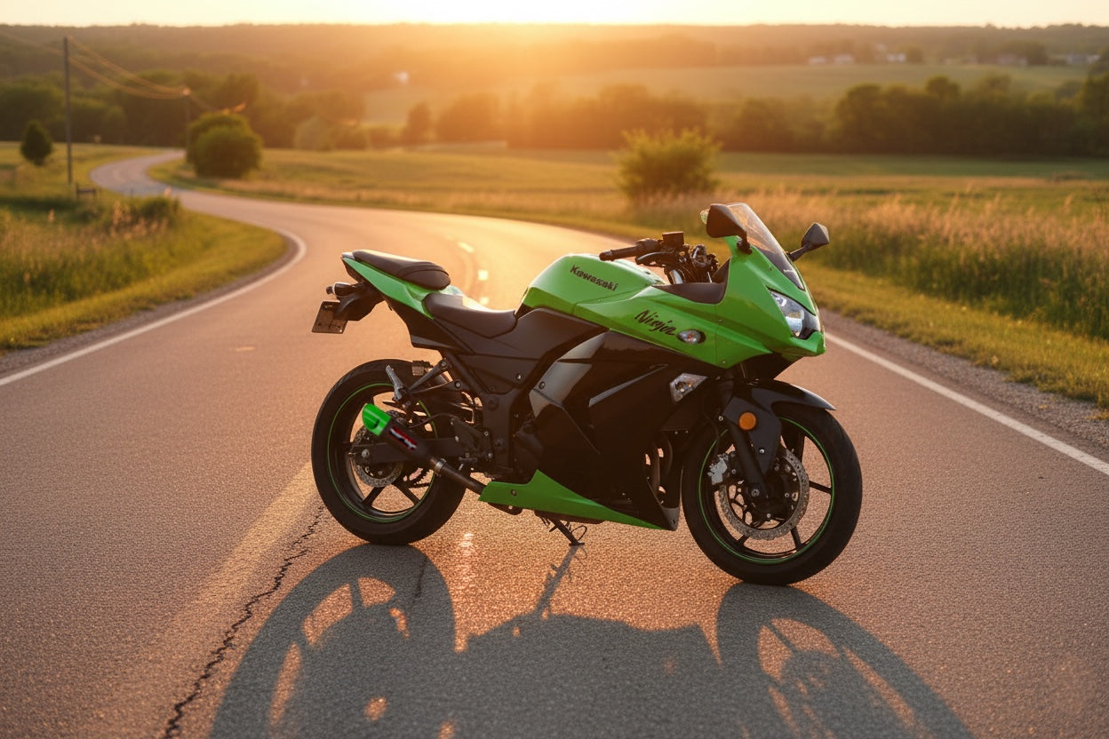 Coffman's Kawasaki Ninja 250 (2008-2012) Shorty Exhaust