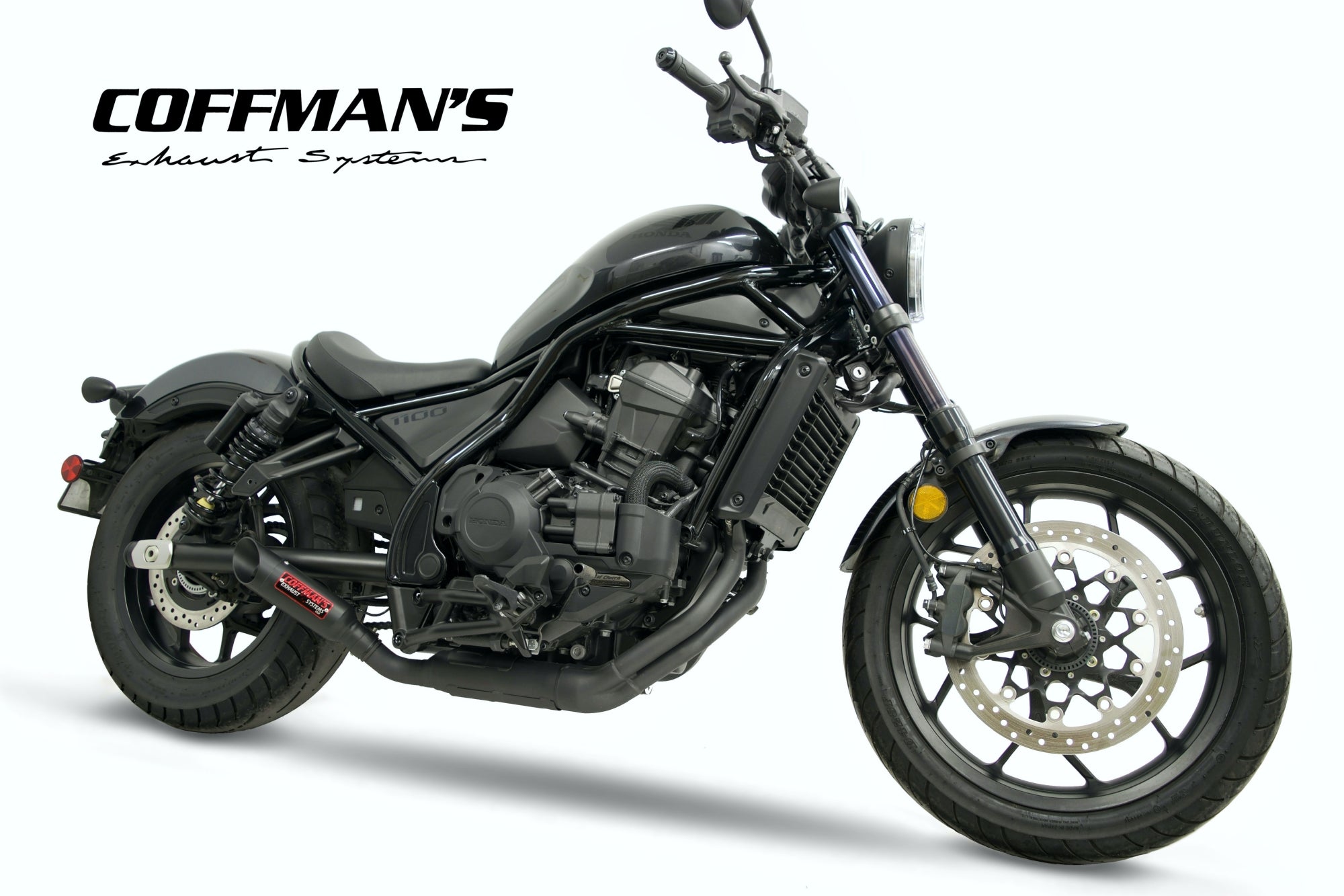 Coffman’s CLASSIC Shorty Exhaust for Honda Rebel CMX 1100 (2021-2026) (DCT/Manual)
