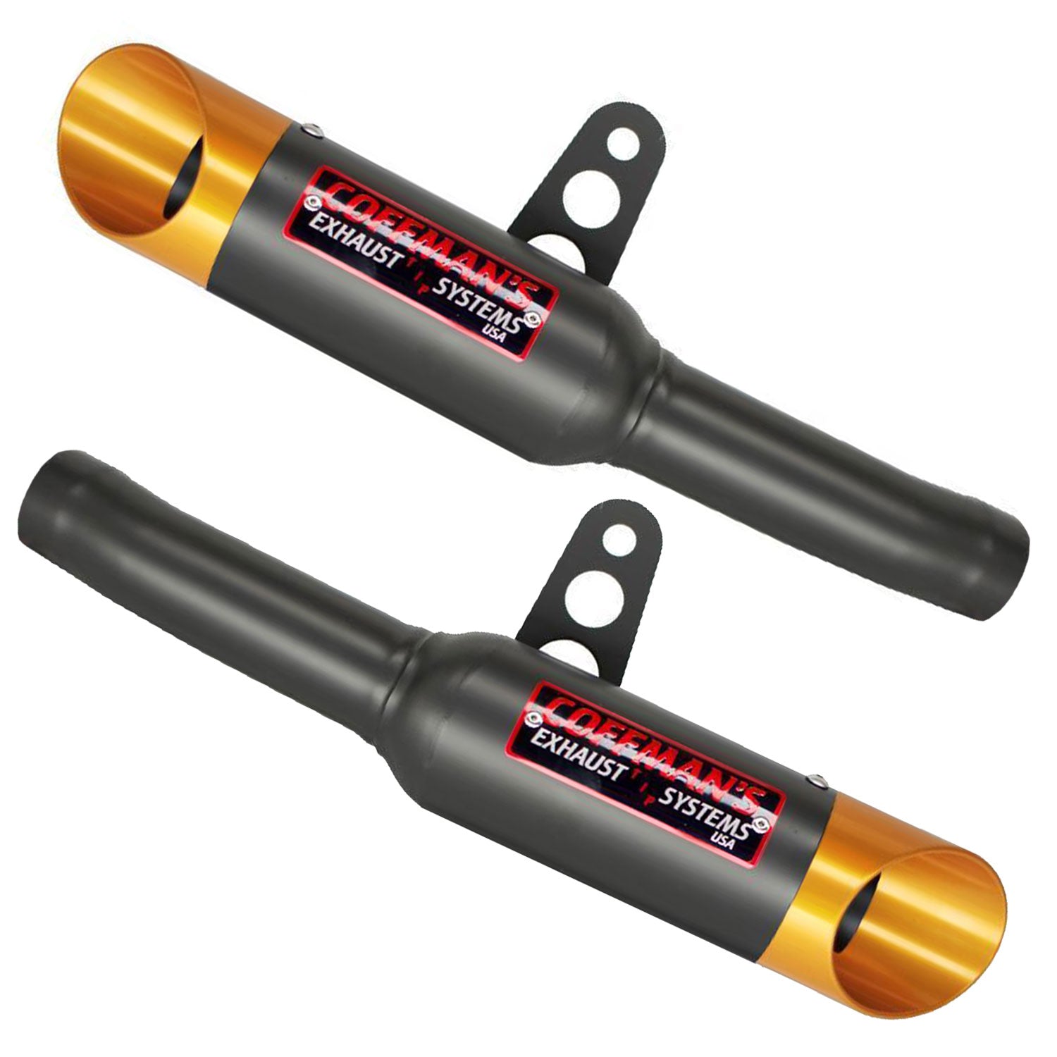 Ducati Monster 695 (2007-2008) Coffman Shorty Exhausts Dual Mufflers