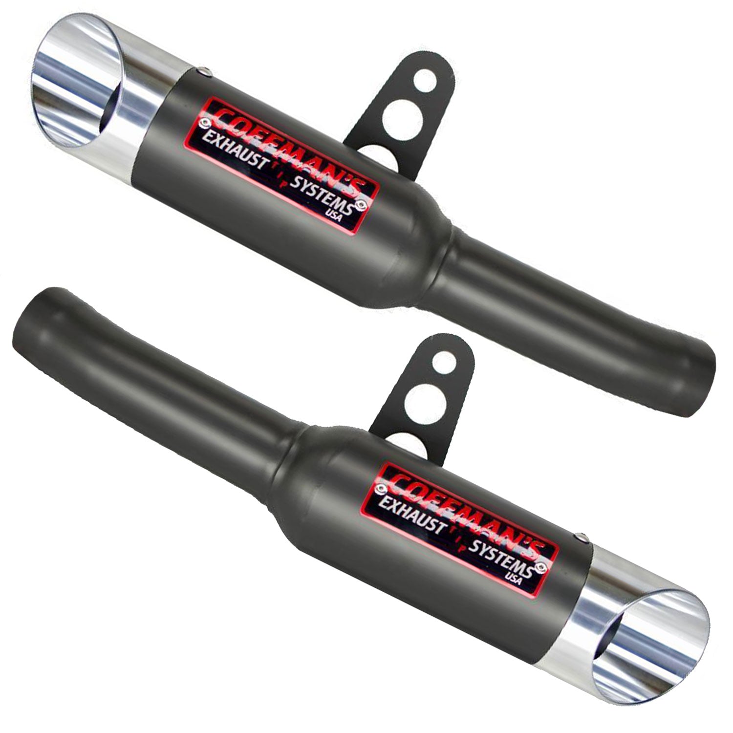 Ducati Monster 695 (2007-2008) Coffman Shorty Exhausts Dual Mufflers