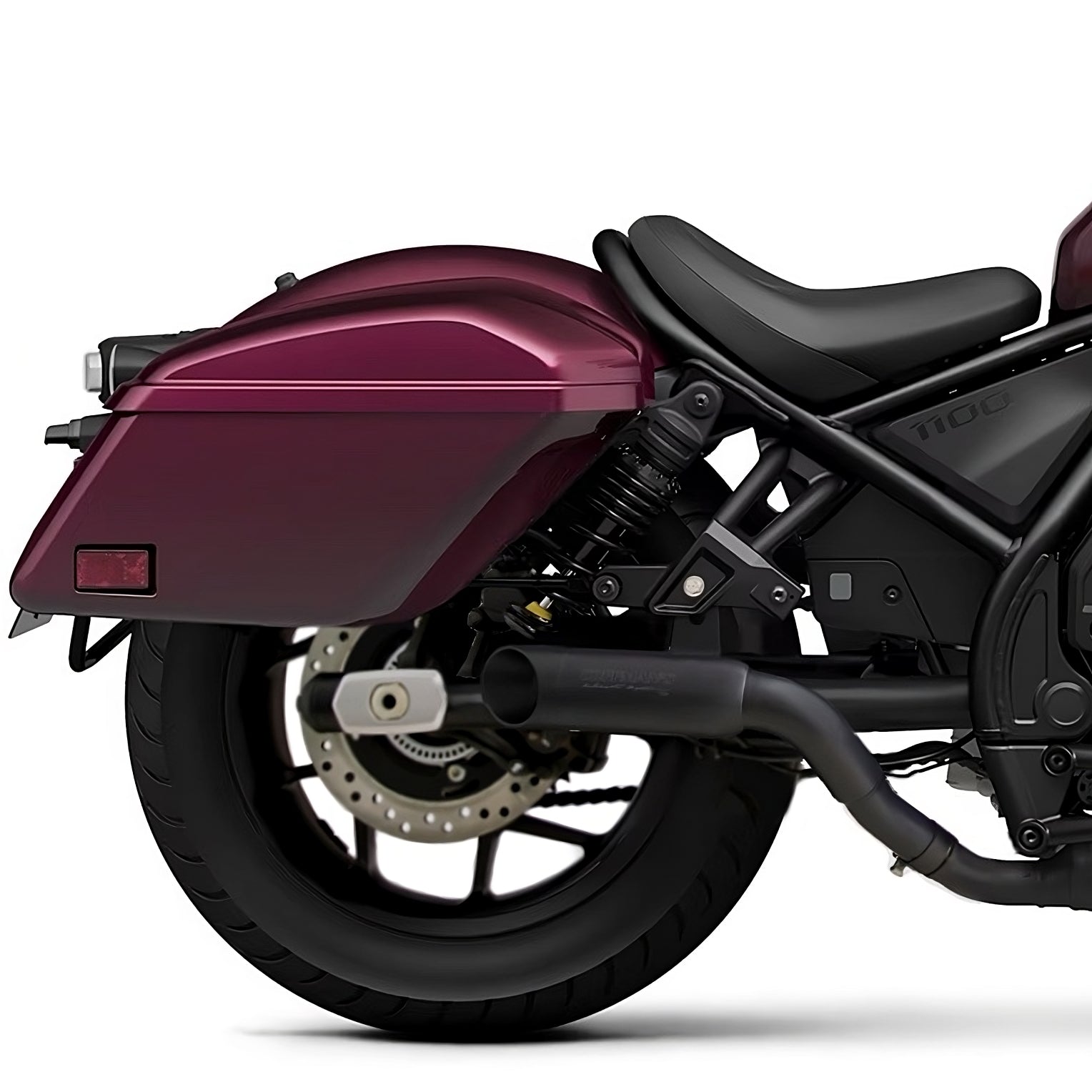 Honda Rebel 1100T touring THUNDER slip-on exhaust stainless steel black