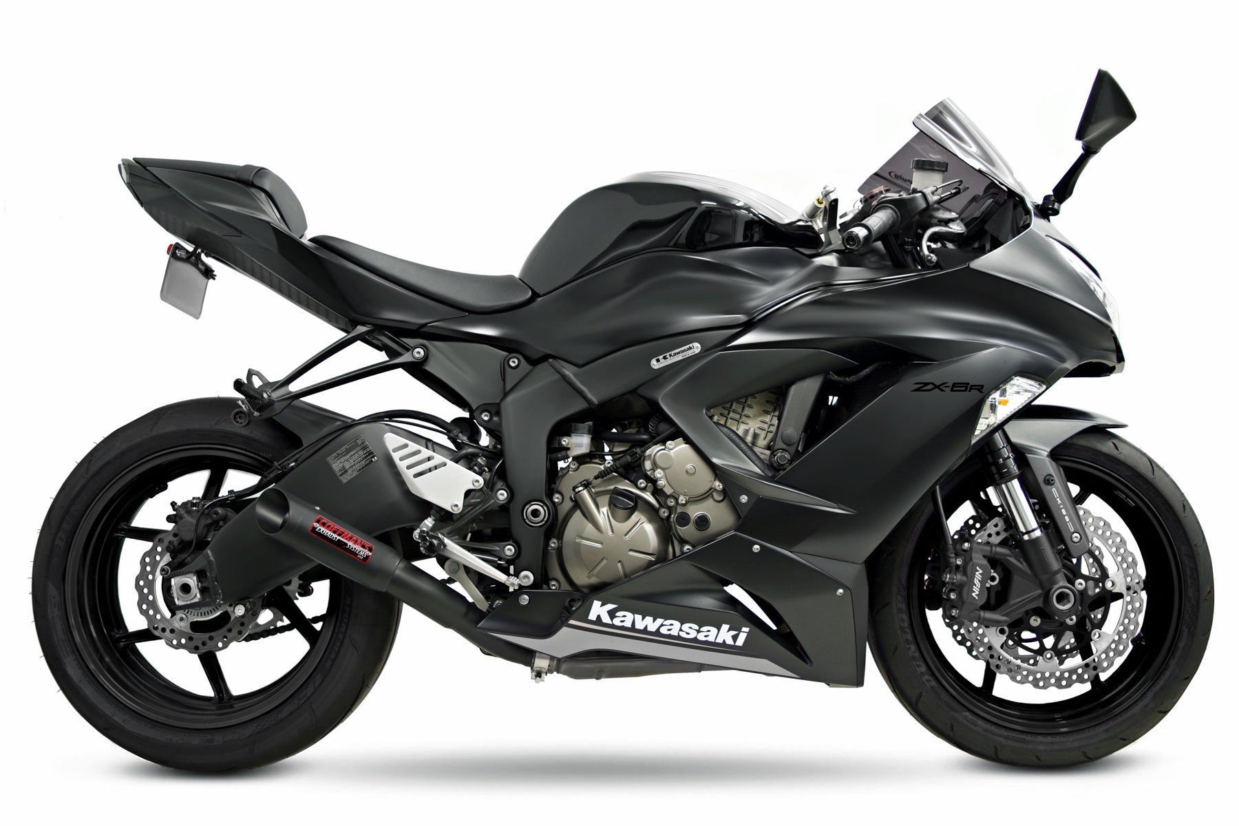 Coffman's Kawasaki Ninja ZX6R ZX-6R 636 (2009-2024) Shorty Exhaust w/ PreInstalled Baffle