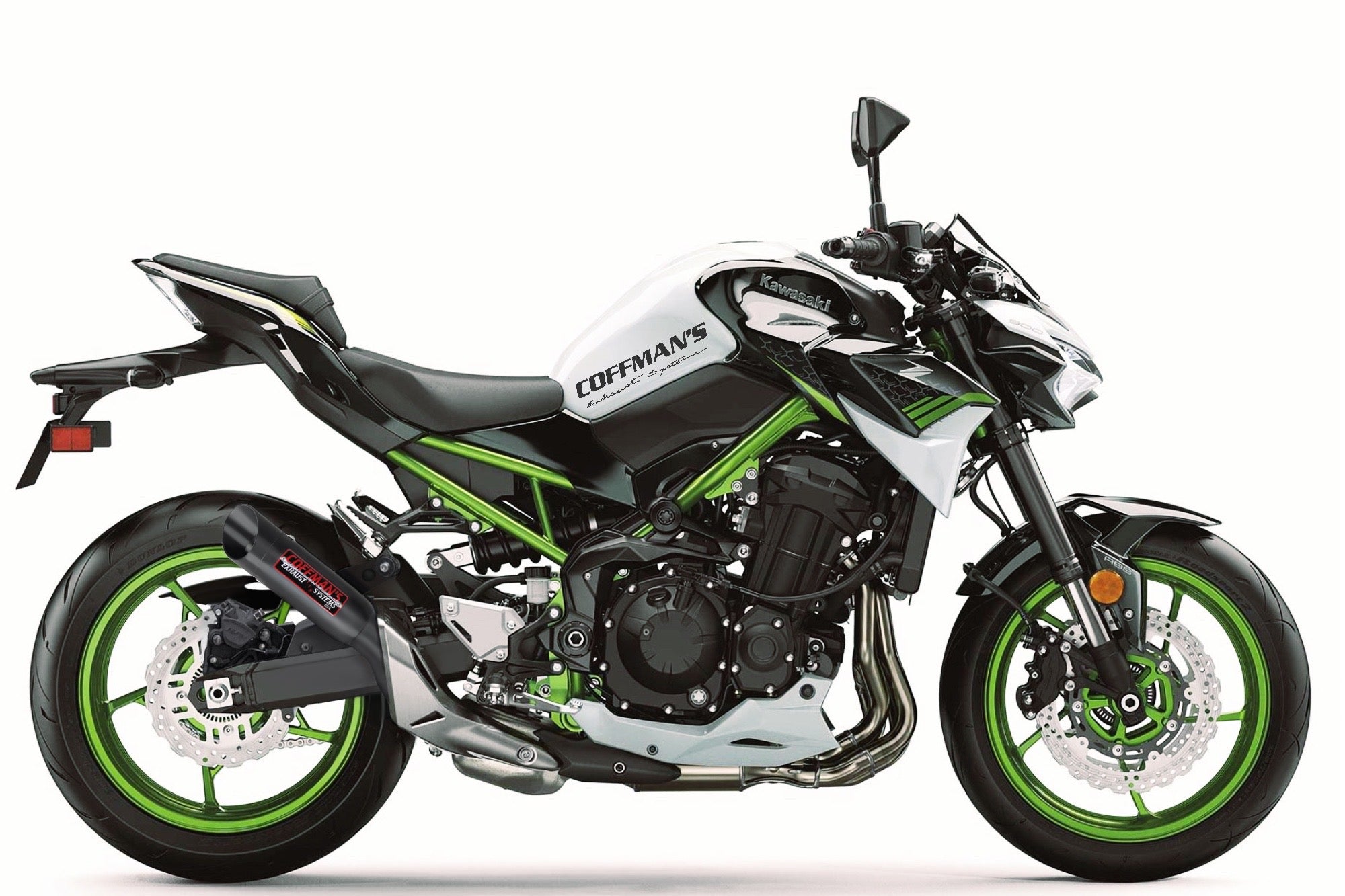 Coffman's Slip-On Exhaust for Kawasaki Z900 (2020-2024)