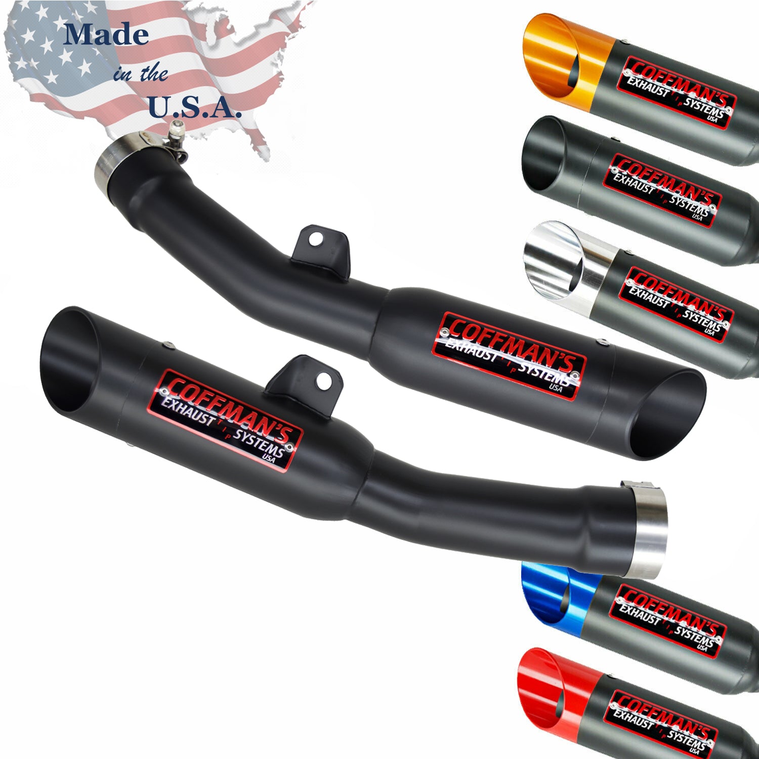 Coffman's Kawasaki ZX14 (2012-2025) Dual Shorty Exhausts