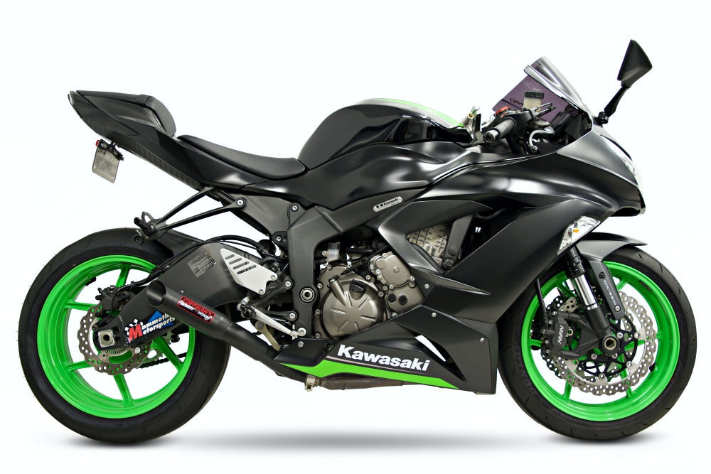 Coffman's Kawasaki Ninja ZX6R ZX-6R 636 (2009-2025) Shorty Exhaust w/ PreInstalled Baffle